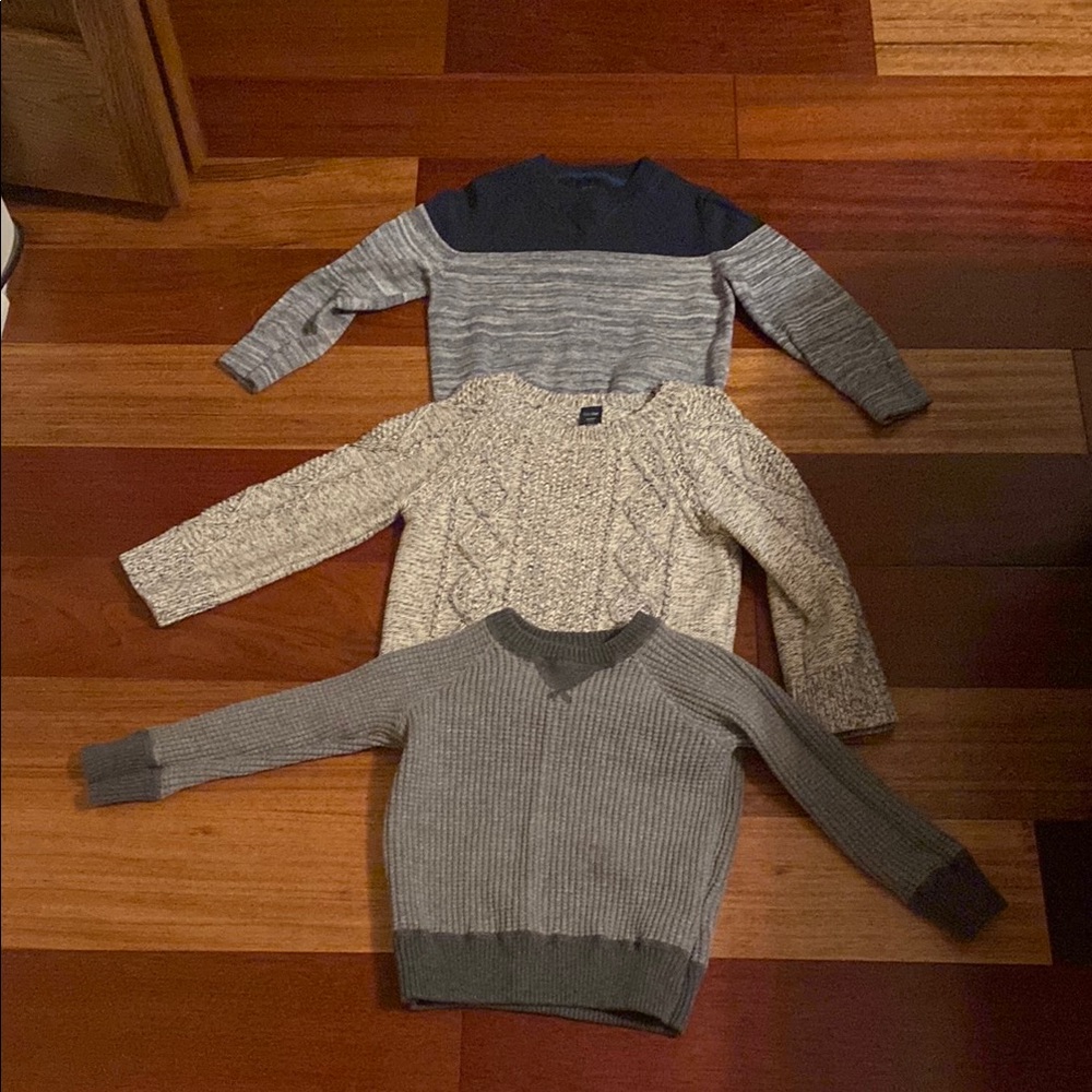 3 little boy sweaters